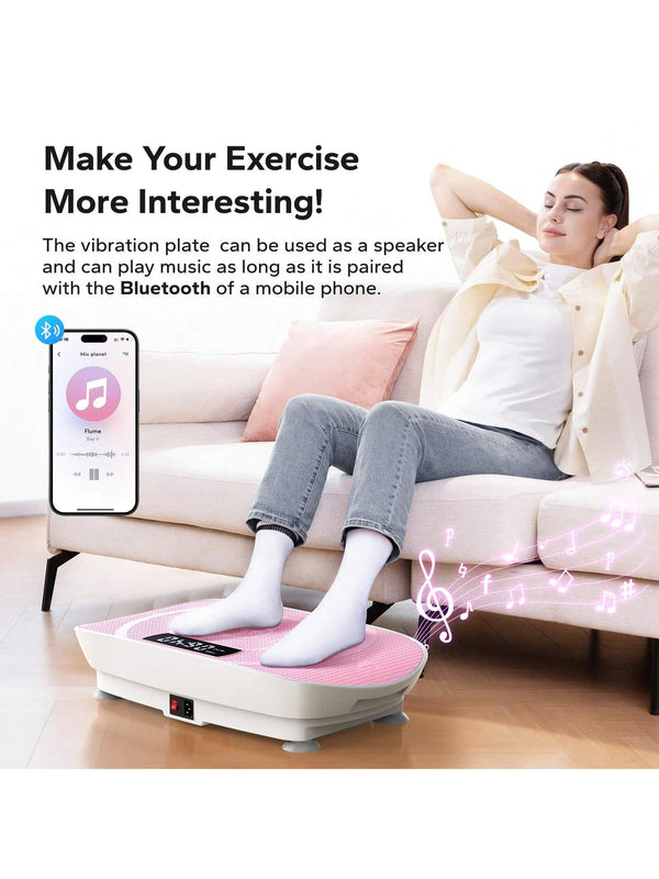 MERACH MERACH Vibration Plate Exercise Machine, Whole Body Workout Fitness Platform with Motor Speed Control, Adjustable Settings for Home Training and Shaping