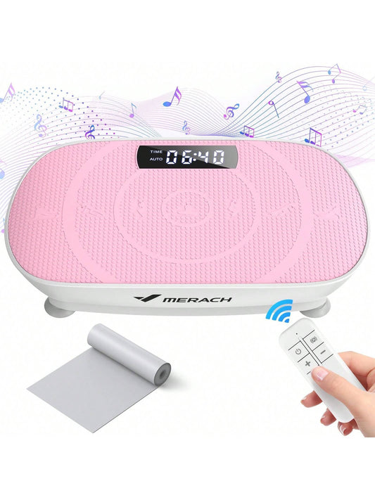 MERACH MERACH Vibration Plate Exercise Machine, Whole Body Workout Fitness Platform with Motor Speed Control, Adjustable Settings for Home Training and Shaping